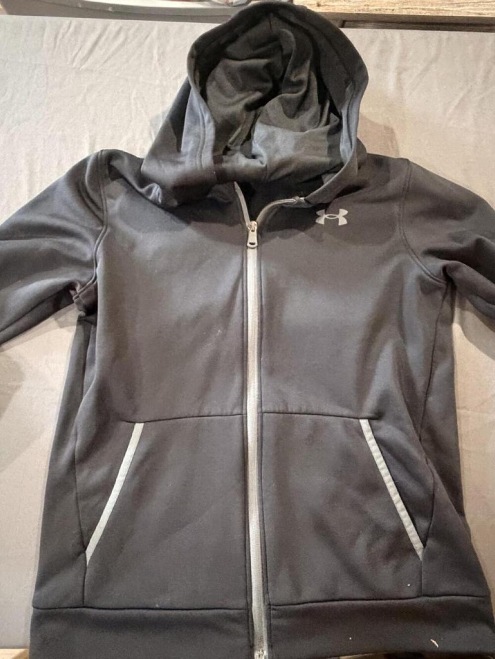 Under Armour Kids Gray Hoodie Size 12